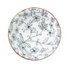 Nostalgic Charm: Japanese-inspired Ceramic Rice Bowls 5"