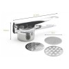 Kitchen Gadgets Potato Ricer Stainless Steel Masher Manual Juicer