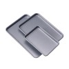 Premium Rectangular Carbon Steel Baking Pan - Thickened Cookie Cake Mold