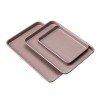 Premium Rectangular Carbon Steel Baking Pan - Thickened Cookie Cake Mold