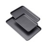 Premium Rectangular Carbon Steel Baking Pan - Thickened Cookie Cake Mold