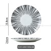 Contemporary Monochrome Ceramic Dinner Plates - Set of 2 (8" and 10")