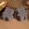 Food-grade Silicone Bear-shaped Baking Mold Muffin Cup non-stick Mold