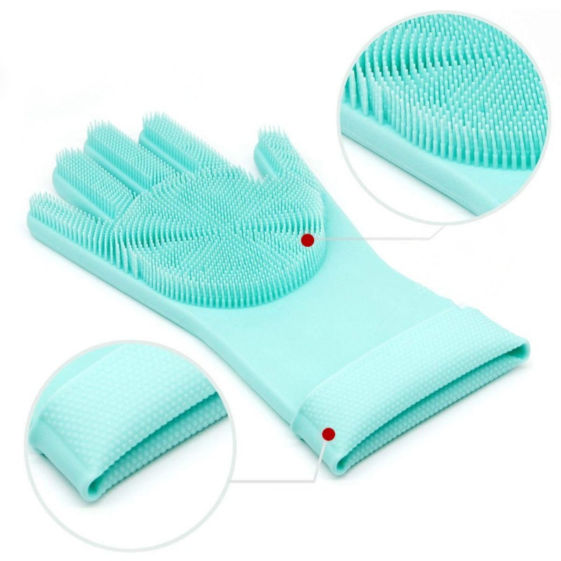 Versatile Silicone Waterproof Gloves for Durable Housework