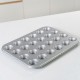 Premium Nonstick Coated Silver 24-Cup Muffin Baking Pan