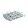 Blue Silver 12-Cup Cake and Donut Baking Mold