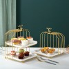 Restaurant Afternoon Tea Snack Candy Display Stand: Ceramic Snack Tray Dessert Storage Rack