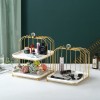 Restaurant Afternoon Tea Snack Candy Display Stand: Ceramic Snack Tray Dessert Storage Rack