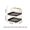 Restaurant Afternoon Tea Snack Candy Display Stand: Ceramic Snack Tray Dessert Storage Rack