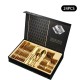 Stainless Steel Cutlery Set 24 Pcs Dinner and Steak Fork, Knife, Spoon Gift Packing