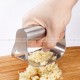 Stainless Steel Garlic Press Manual Garlic Masher with Bottle Opener