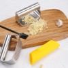 Stainless Steel Garlic Press Manual Garlic Masher with Bottle Opener