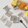 Stainless Steel Multifunctional Vegetable Cutter Grater 8 Pieces