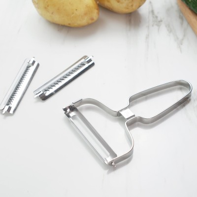 Stainless Steel Y Peeler Multifunctional Melon And Fruit Grater Set of 3 Stainless Steel Y Peeler Multifunctional Melon And Fruit Grater Set of 3