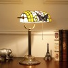 Home Table Lamp Retro Copper Base Tiffany Lamp Butterfly and Hummingbird Lampshade Design