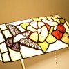 Home Table Lamp Retro Copper Base Tiffany Lamp Butterfly and Hummingbird Lampshade Design