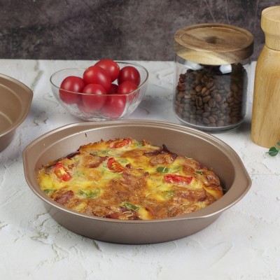 Thickened 9-inch Round Pizza Pan Cake Mold Fruit Pie Pan Baking Mold Thickened 9-inch Round Pizza Pan Cake Mold Fruit Pie Pan Baking Mold