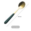 Modern Flatware Set Stainless Steel Gold Knife, Spoon, and Fork With Ceramic Handle