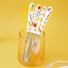 Creative Fruit Pattern Stainless Steel Fork, Knife, Spoon, Chopsticks, Steak Flatware Set