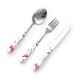 Creative Fruit Pattern Stainless Steel Fork, Knife, Spoon, Chopsticks, Steak Flatware Set