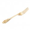 Europe Retro Gold, Silver Flatware Set Engraved Fork, Spoon, Knife For Dinner Set of 4