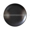 Ceramic Dinner Plate Black Dinner Plate Round Steak Plate 8" and 10" Set of 2