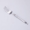 304 Stainless Steel Cutlery Set Steak Fork, Knife, Spoon, Ceramic column handle Retro Euro Design Flatware