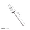 Matte 304 Stainless Steel Knife, Fork, Spoon Cutlery Set, High-quality Steak Flatware Set