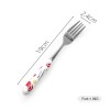 Creative Fruit Pattern Stainless Steel Fork, Knife, Spoon, Chopsticks, Steak Flatware Set